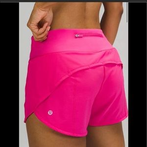 sonic pink lululemon shorts